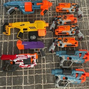 Nerf guns 10 in ALL!
